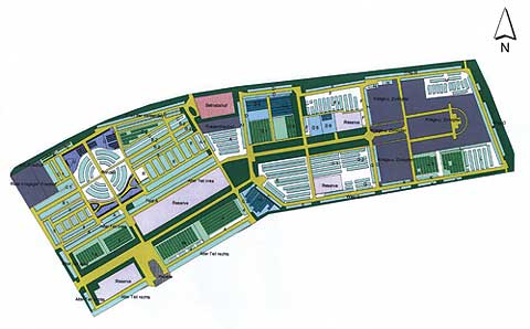 Friedhof Mitte Übersicht Übersichtskarte Friedhof Mitte