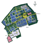 Übersichtsplan des Friedhofes Gladbeck Rentfort