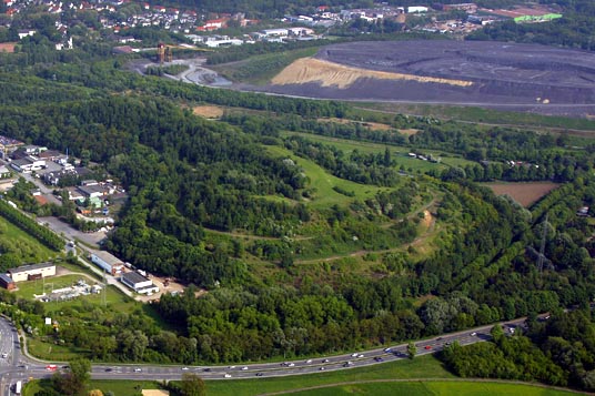 Das Bild zeigt die Gladbecker Mottbruchhalde Das Bild zeigt die Gladbecker Mottbruchhalde